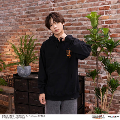 TVアニメ『進撃の巨人』 シーンイラストパーカー 2（本物の敬礼）