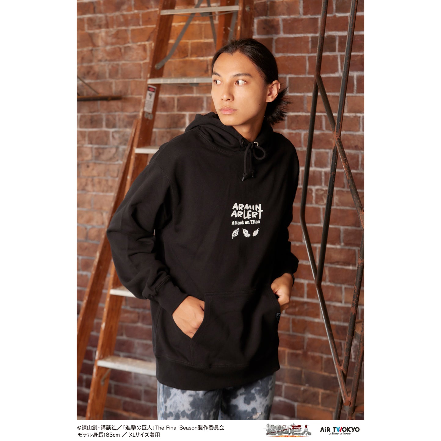 "Attack on Titan"  The Final Season Wall Art Hoodie (Armin)