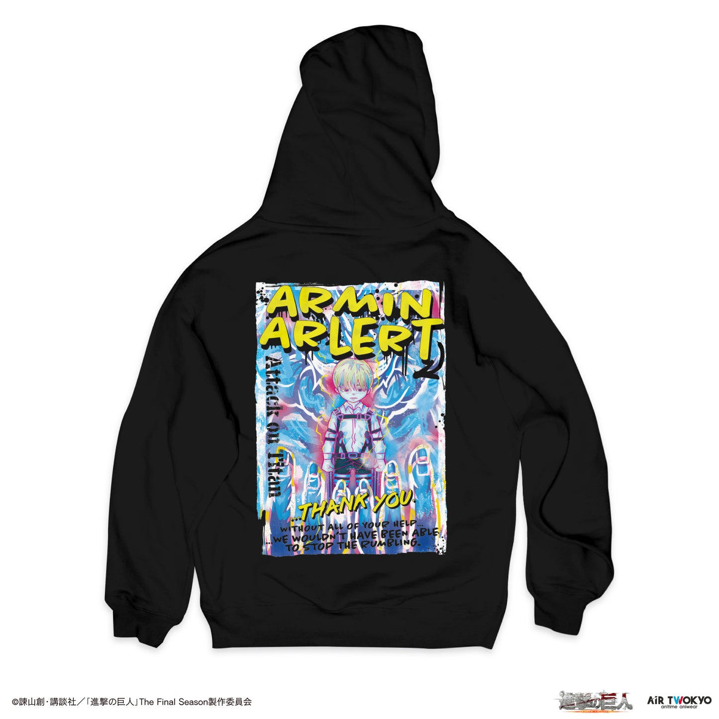 "Attack on Titan"  The Final Season Wall Art Hoodie (Armin)