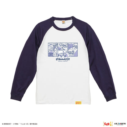 TVアニメ「らんま1/2」第2弾 ポップイラストラグランスリーブTシャツ 2（らんま & シャンプー）