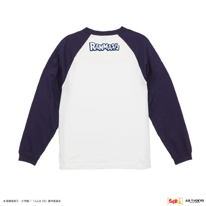 TVアニメ「らんま1/2」第2弾 ポップイラストラグランスリーブTシャツ 2（らんま & シャンプー）