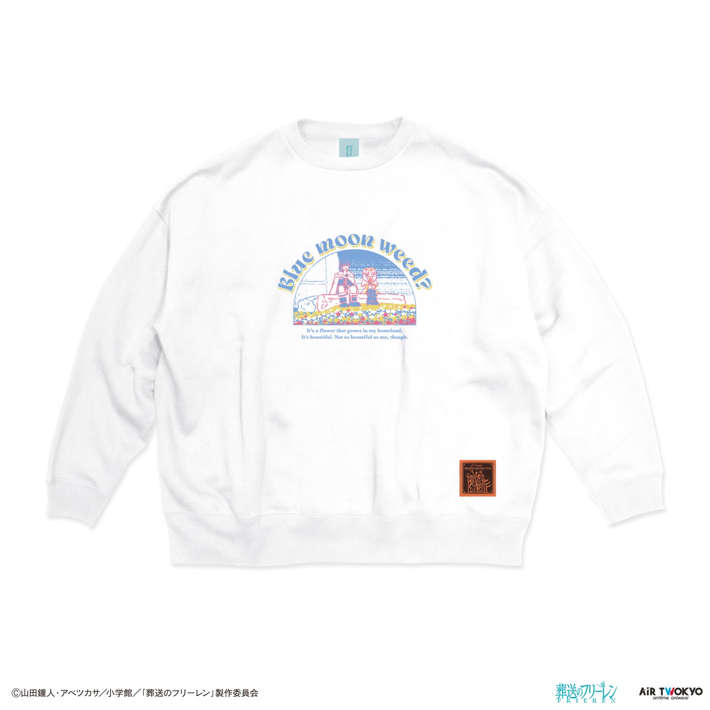 "Frieren: Beyond Journey’s End" Scene Illustration sweatshirt 2(Blue moon weed)