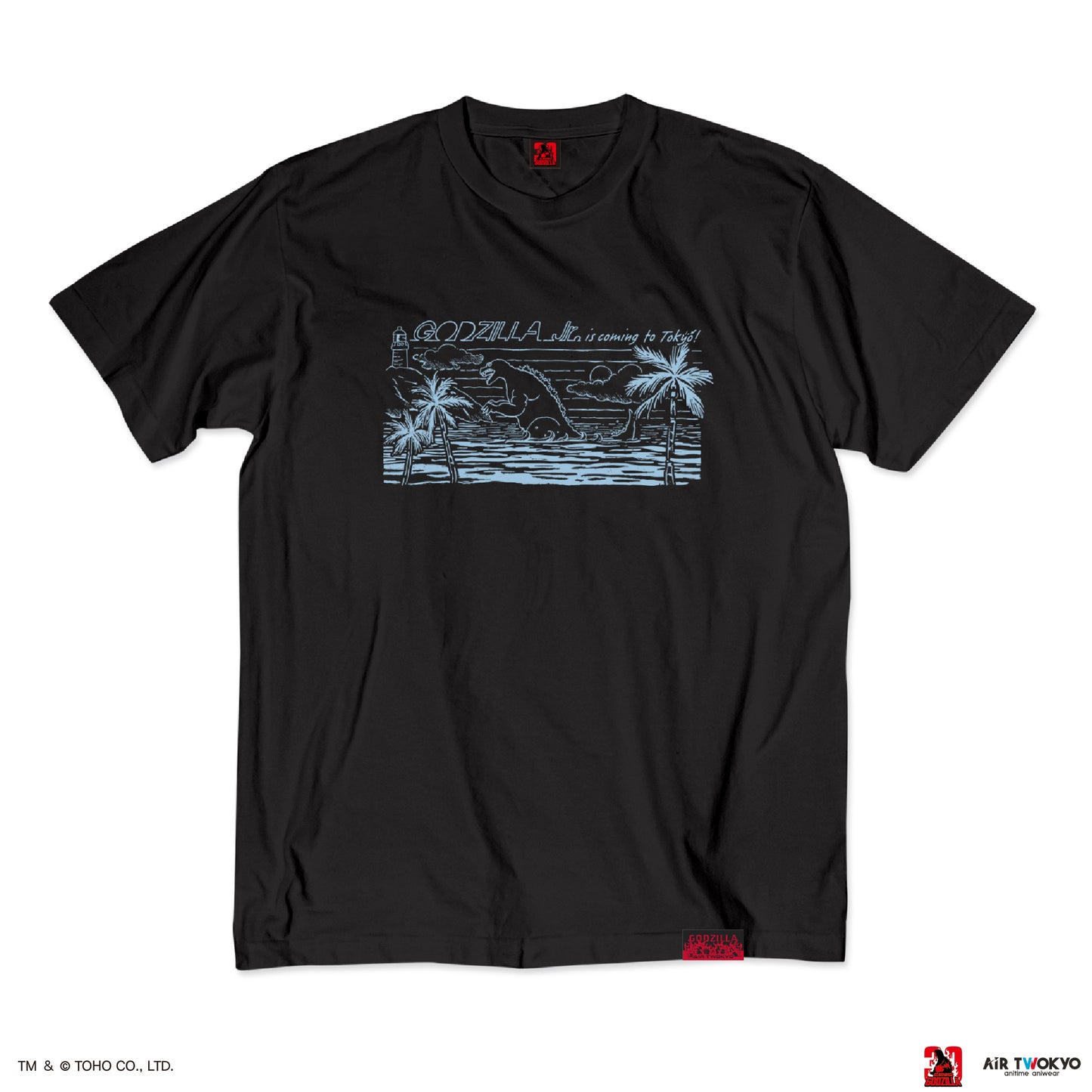 『ゴジラVSデストロイア』30周年 シーンイラストTシャツ 4（ゴジラジュニア）