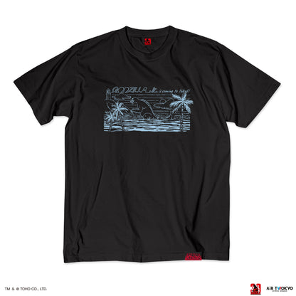 『ゴジラVSデストロイア』30周年 シーンイラストTシャツ 4（ゴジラジュニア）