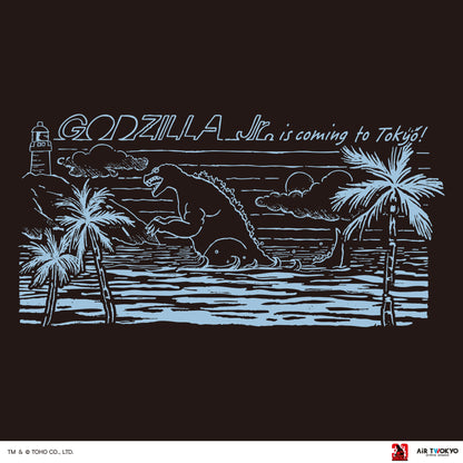 『ゴジラVSデストロイア』30周年 シーンイラストTシャツ 4（ゴジラジュニア）