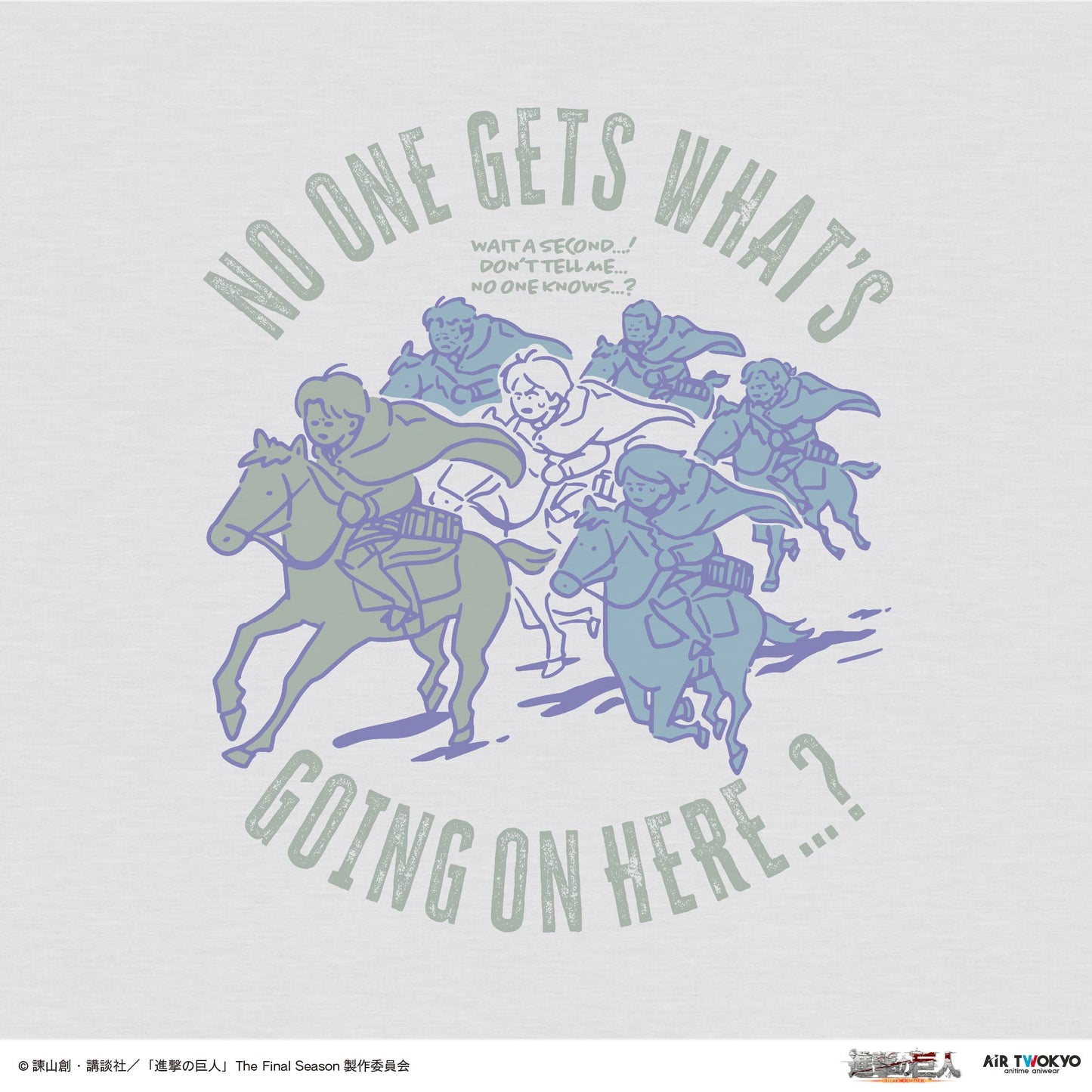 TVアニメ『進撃の巨人』 第11弾 シーンイラストパーカー 3（誰もこの状況を理解できていないのか？）