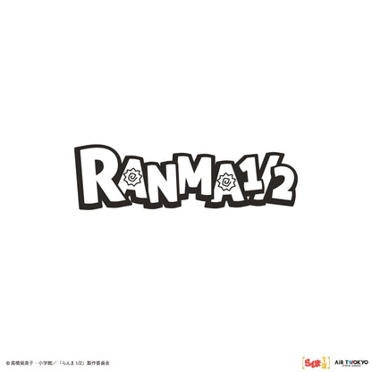 TVアニメ「らんま1/2」第2弾 ポップイラストラグランスリーブTシャツ 3（早乙女乱馬 & 玄馬（パンダ)）