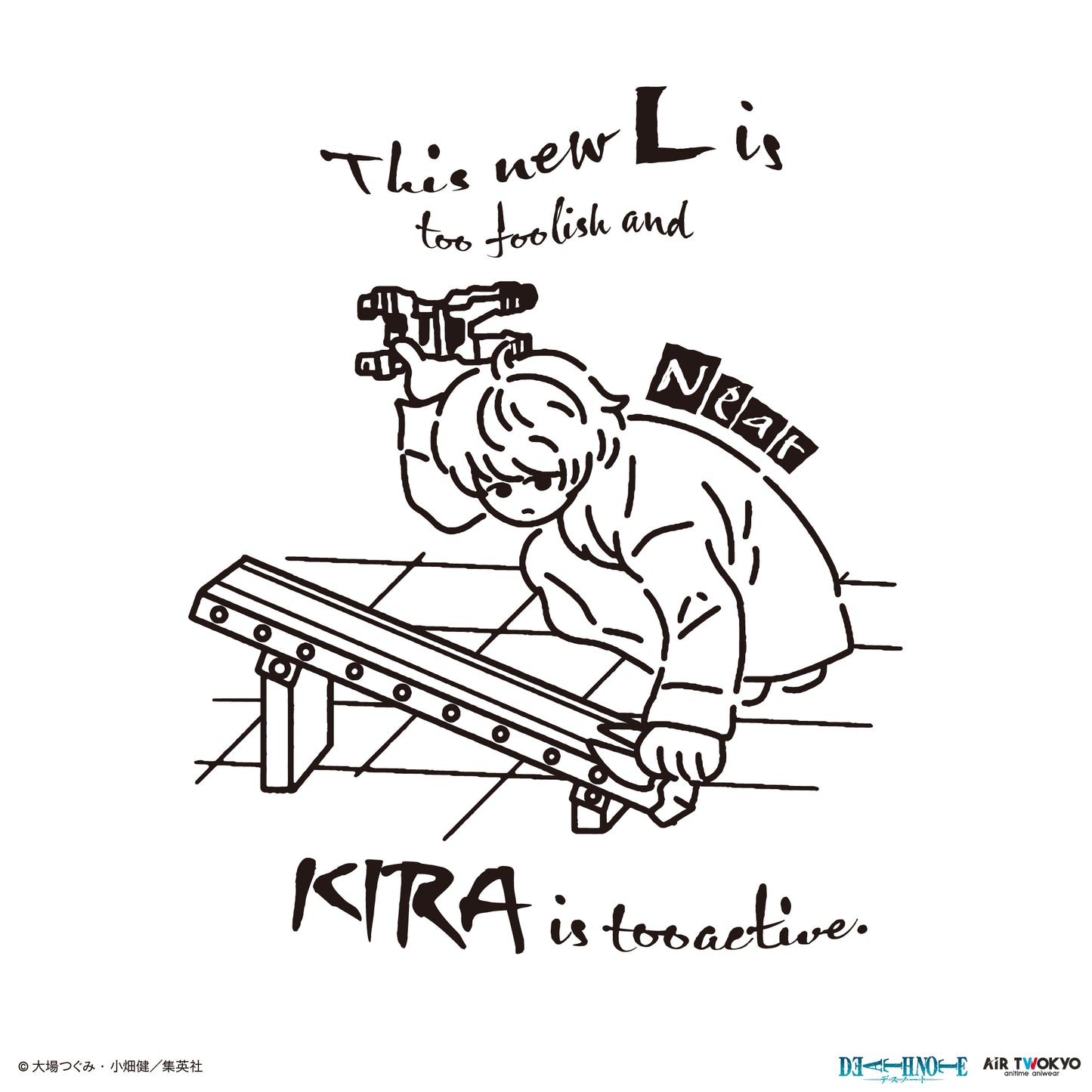 『DEATH NOTE』 第１弾 シーンイラストTシャツ 5（ニア）