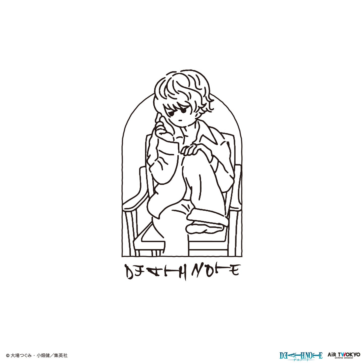 『DEATH NOTE』 第１弾 シーンイラストTシャツ 5（ニア）