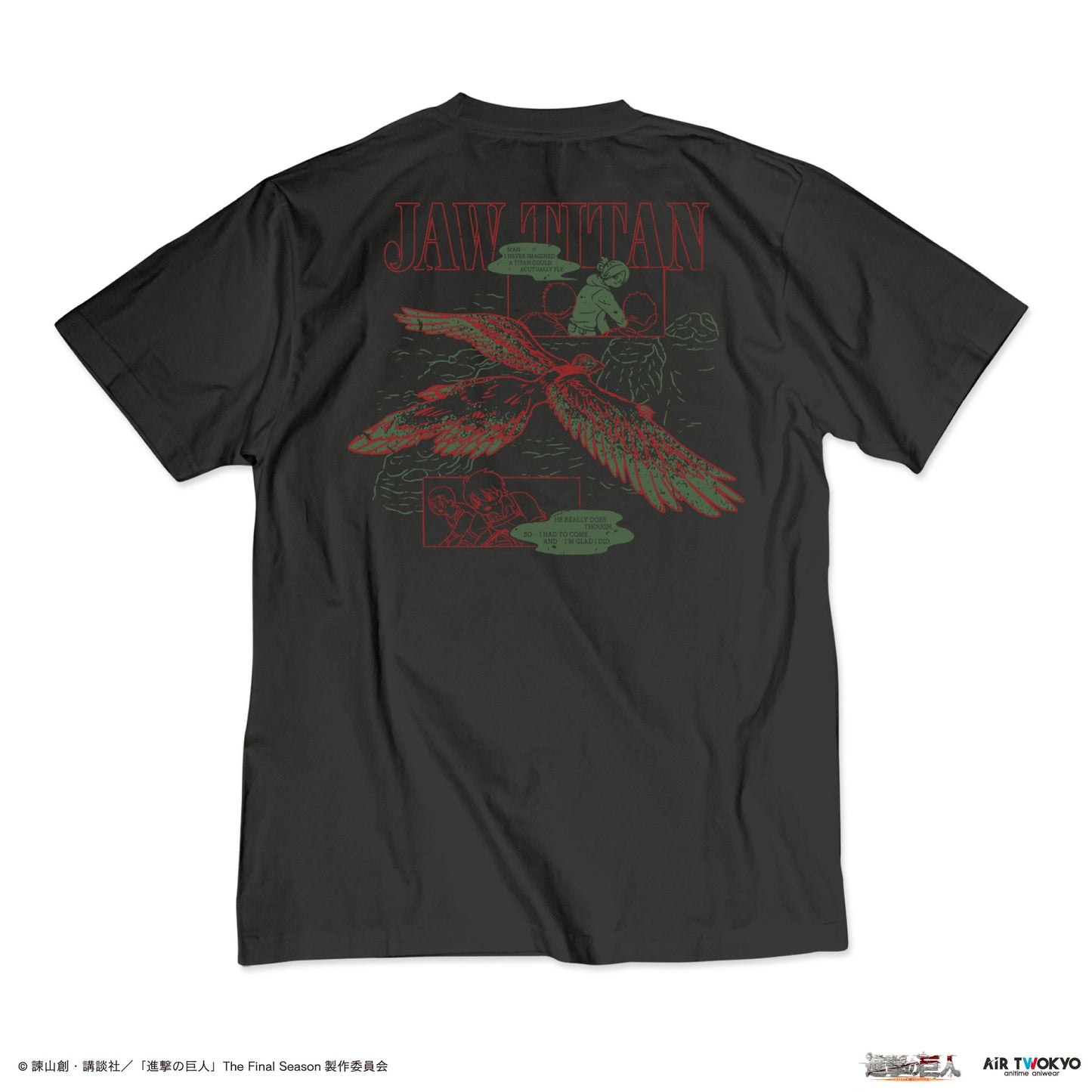 “Attack on Titan” The Final Season THE FINAL CHAPTERS Illustration T-shirt 1 (BRING IT ON!! I’M STRONG!!)