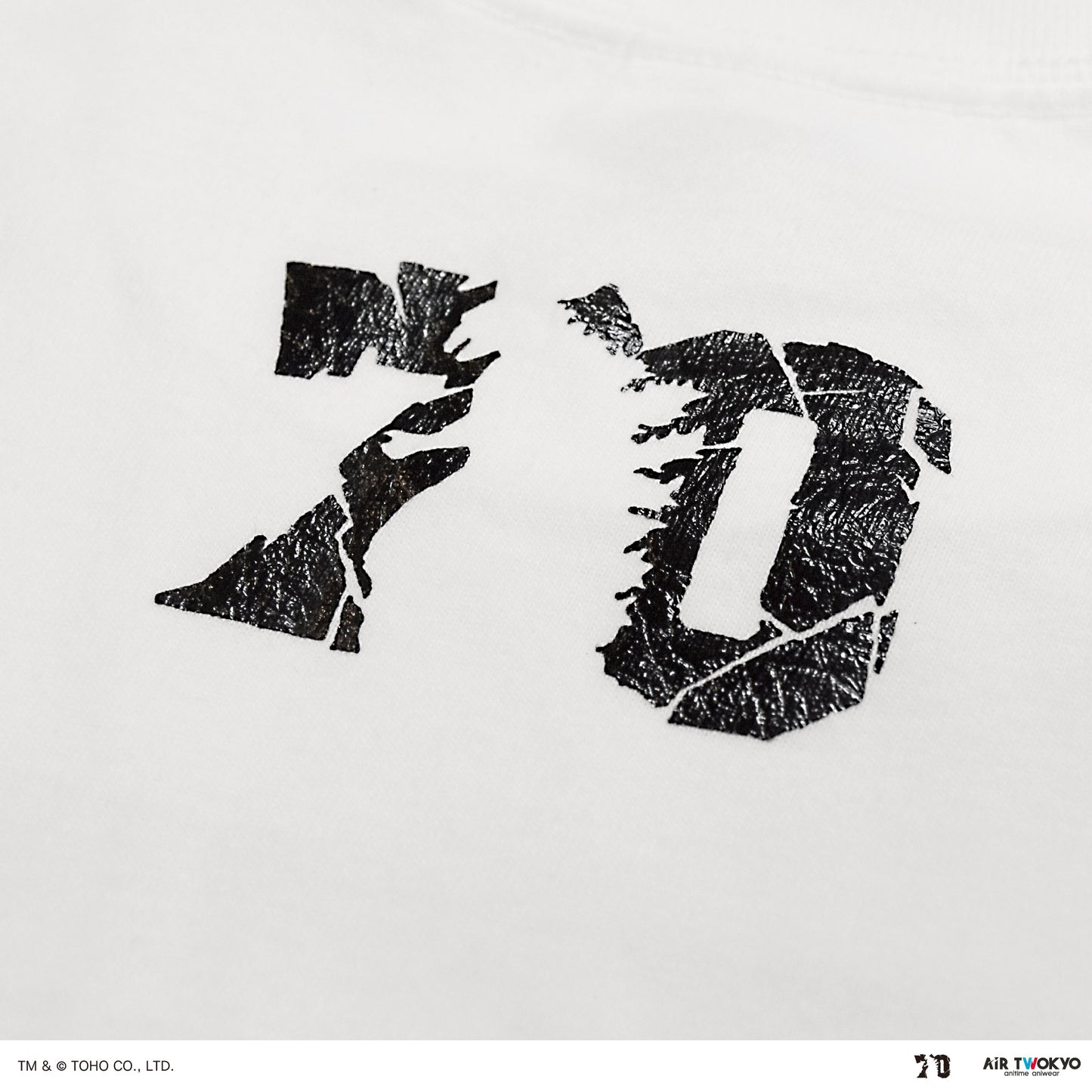 哥斯拉70周年纪念“新哥斯拉”场景插画T恤