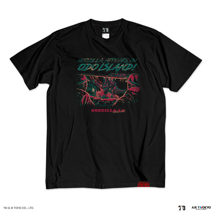 ゴジラ70周年記念『ゴジラ-1.0』シーンイラストTシャツ1（大戸島）