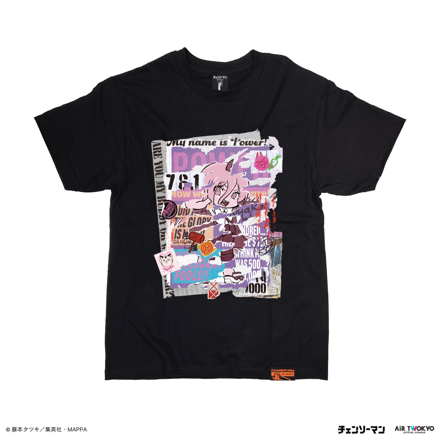 TVアニメ『チェンソーマン』ストリートアートTシャツ（パワー）