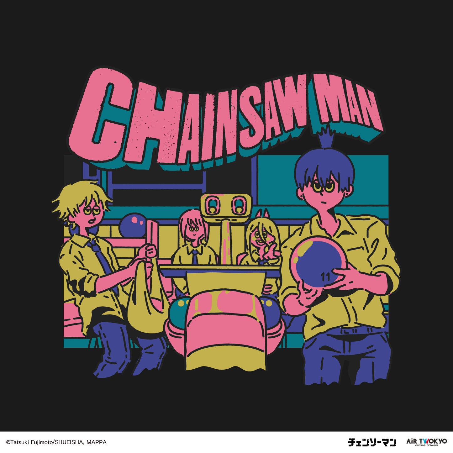 TVアニメ『チェンソーマン』イラストTシャツ 4