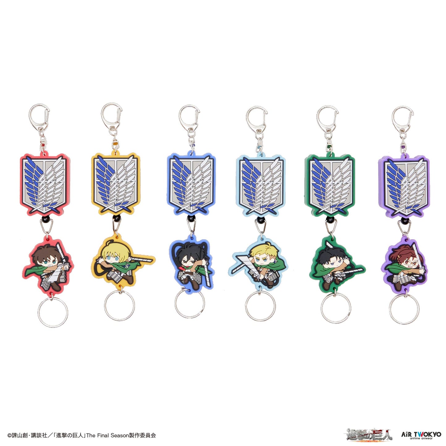 TVアニメ『進撃の巨人』 第11弾 リールキーホルダー