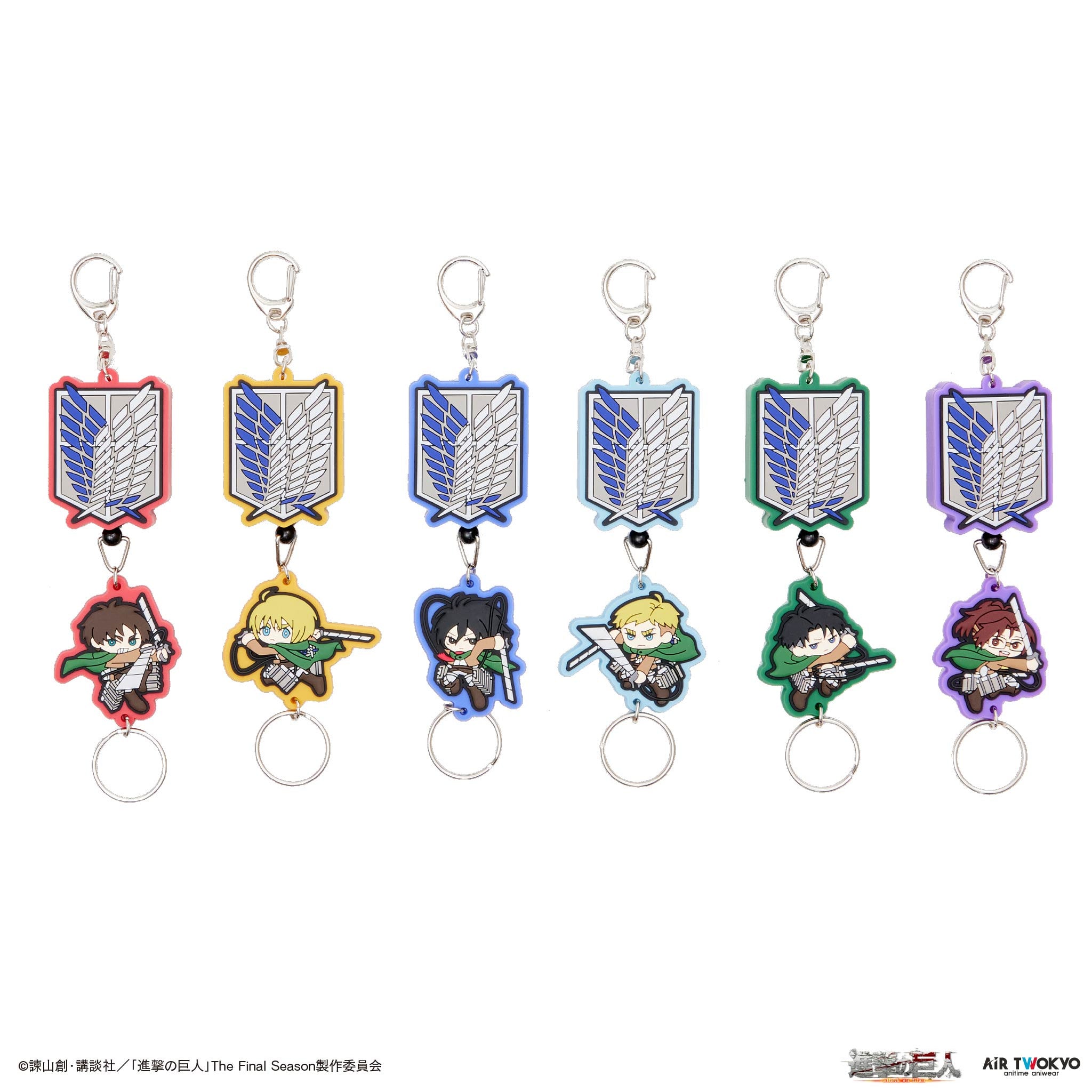TVアニメ『進撃の巨人』 第11弾 リールキーホルダー
