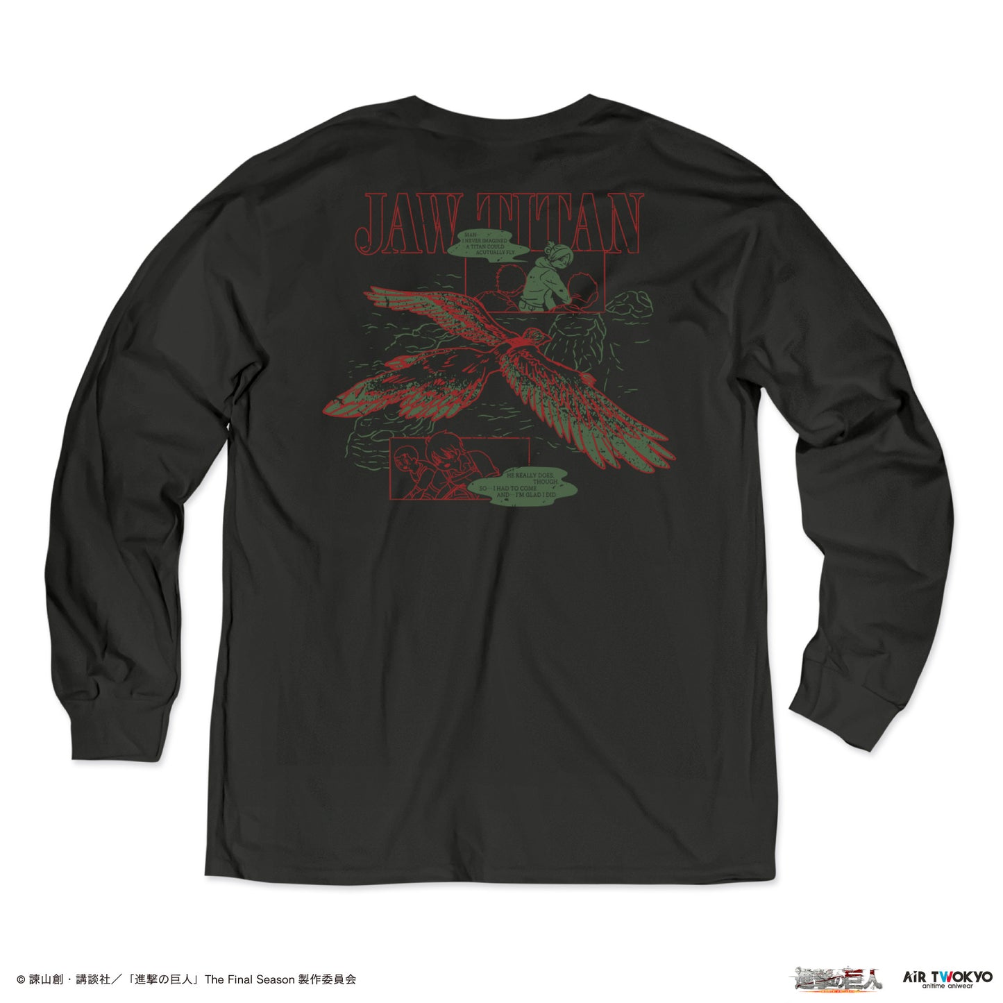 “Attack on Titan” The Final Season THE FINAL CHAPTERS Long Sleeve T-shirt 1 (BRING IT ON!! I’M STRONG!! SO…!)