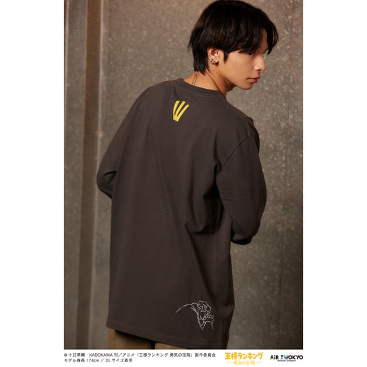“Ranking of Kings: The Treasure Chest of Courage” scene illustration long sleeve T-shirt 1