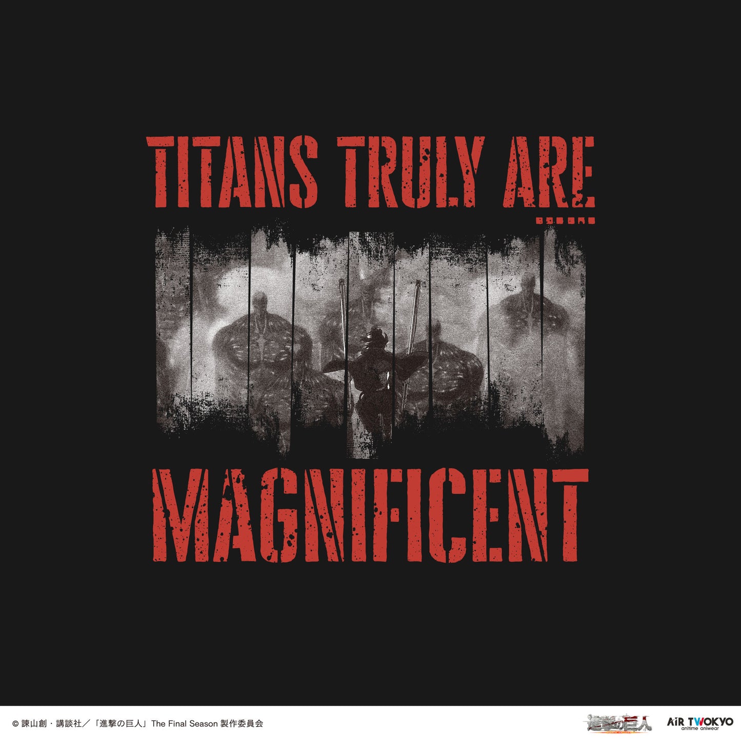 TV Anime "Attack on Titan" The Final Season Final(Part 1) Long sleeves TEE 2 (...Titans truly are...magnificent,)