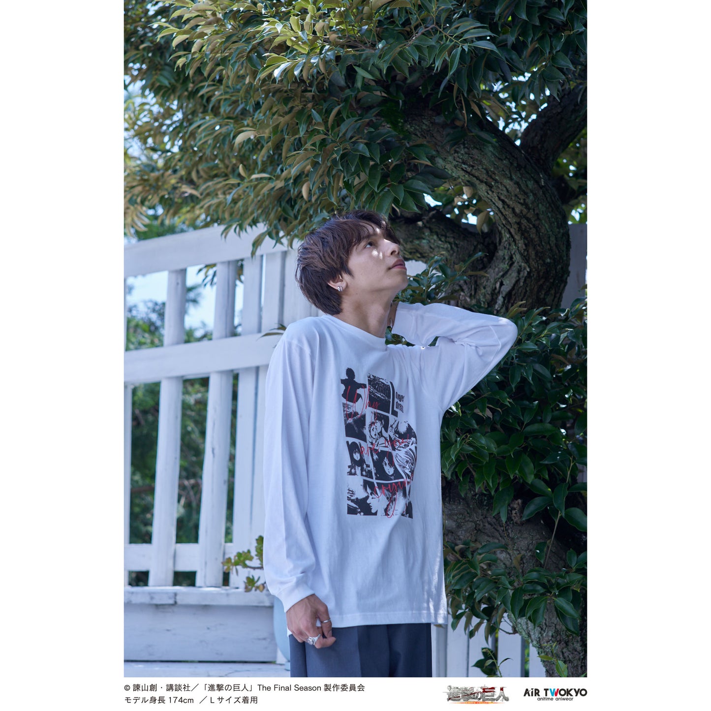 TV Anime "Attack on Titan" The Final Season Final (Part 1) Long sleeves TEE 3 (Why are you crying?)