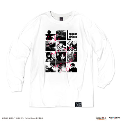 TV Anime "Attack on Titan" The Final Season Final (Part 1) Long sleeves TEE 3 (Why are you crying?)