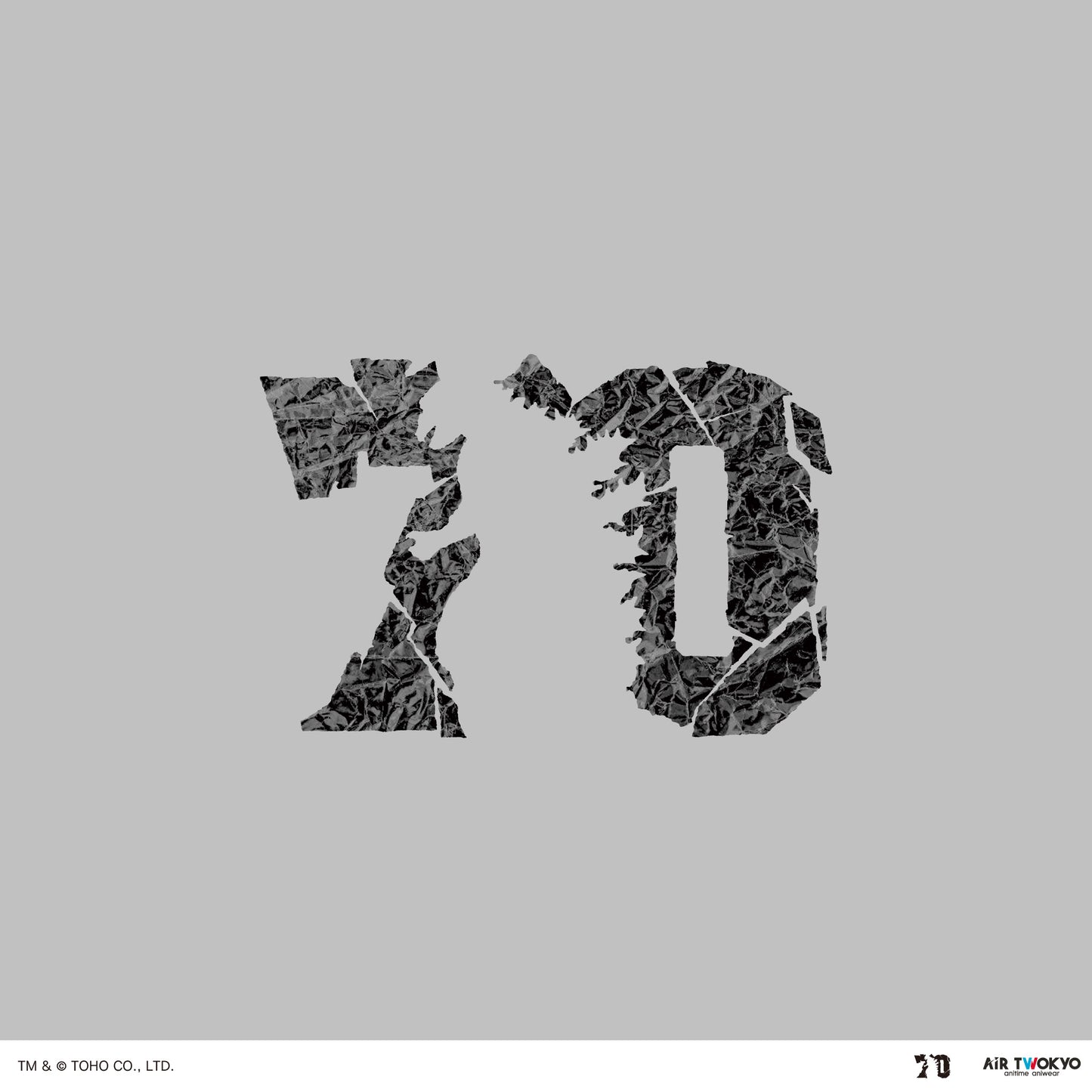 哥斯拉70周年纪念“哥斯拉-1.0”场景插画运动衫3（哥斯拉入侵银座）