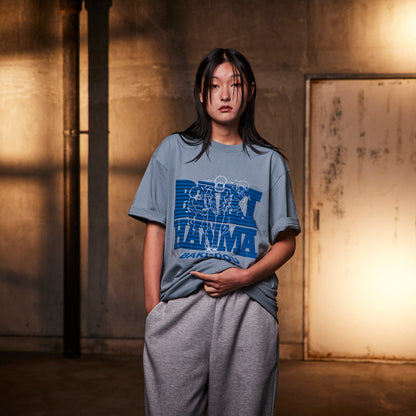 アニメ『刃牙道』シーンイラストTシャツ 1（日がな丸一日を武の中に）