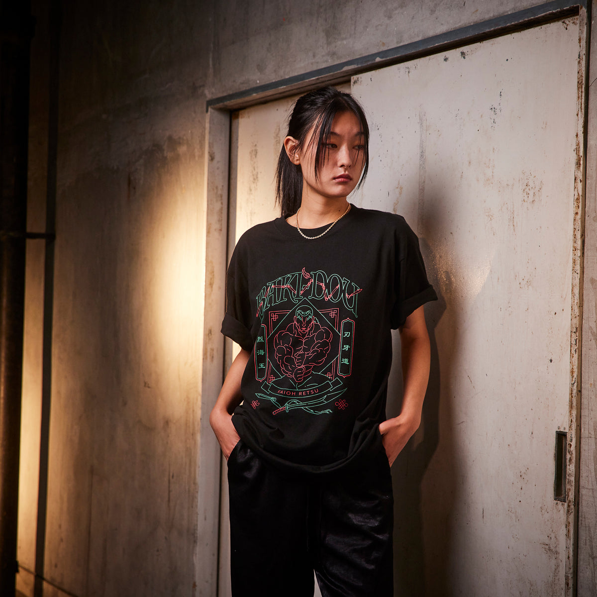 アニメ『刃牙道』シーンイラストTシャツ 4（烈海王）