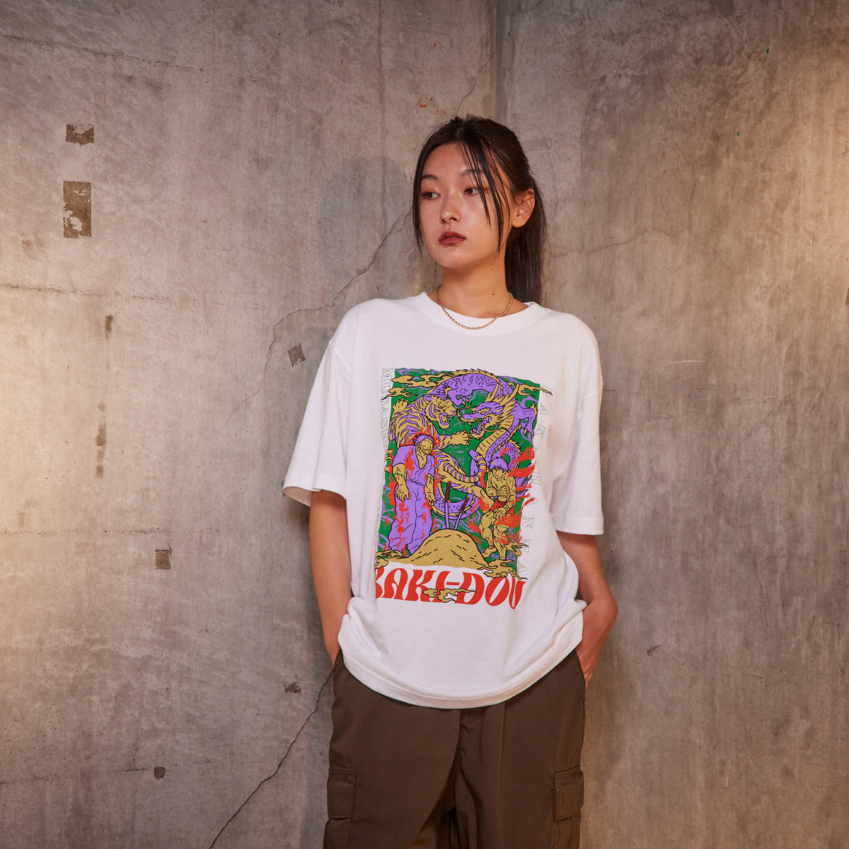アニメ『刃牙道』シーンイラストTシャツ 7（範馬刃牙・宮本武蔵）