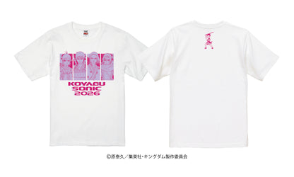 KOYABU SONIC・アニメ「キングダム」コラボTシャツ（信/嬴政/羌瘣/河了貂）