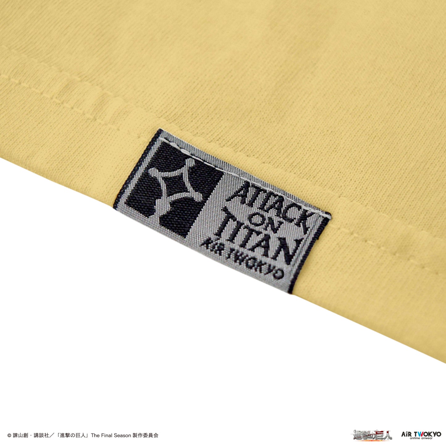 "Attack on Titan"  The Final Season Typography T-shirt 1 (Munch Munch Ani)