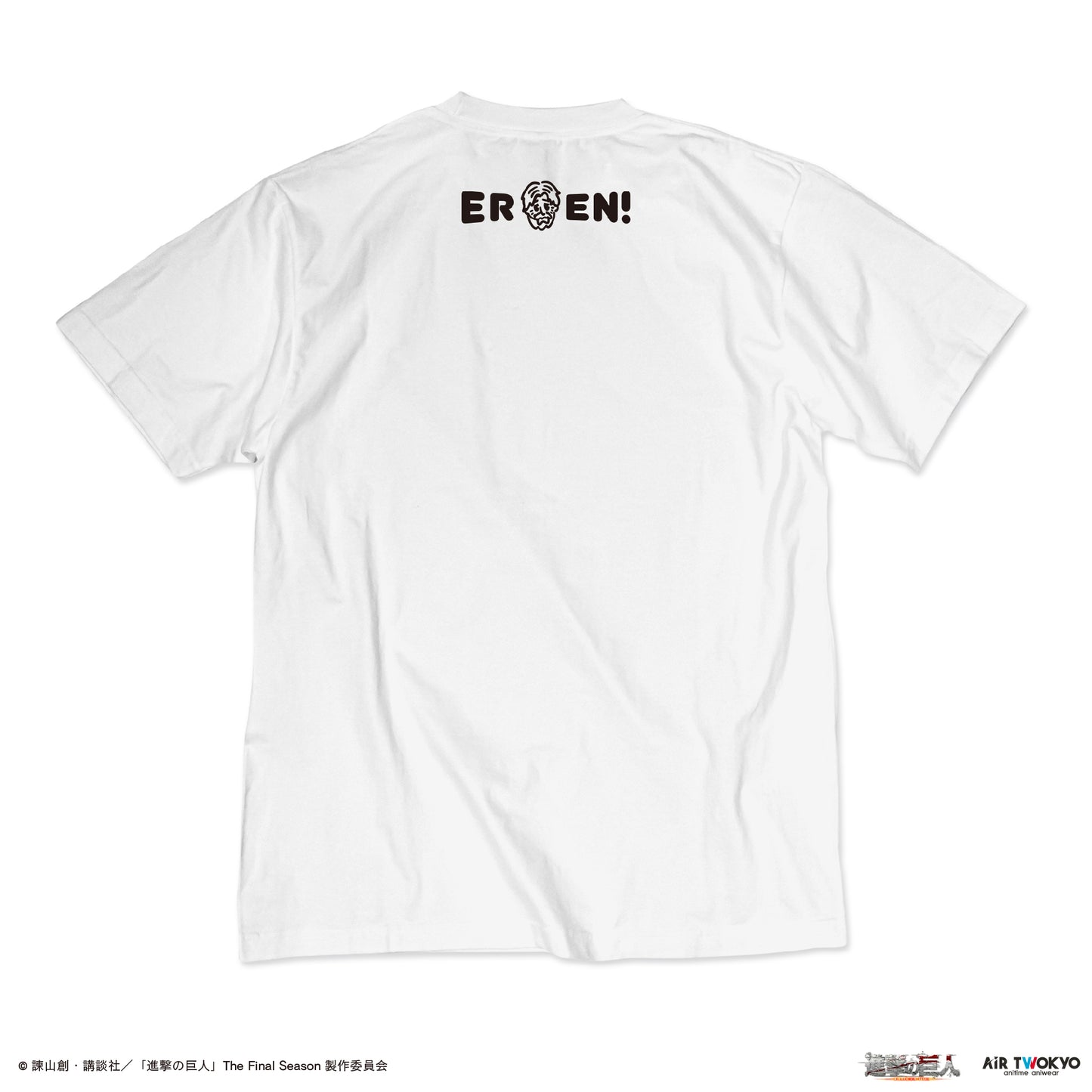 "Attack on Titan"  The Final Season Typography T-shirt 2 (Come Eren!!)
