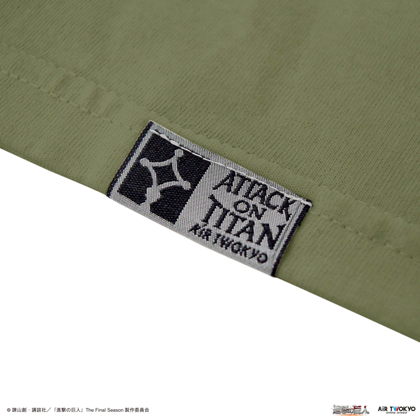 "Attack on Titan"  The Final Season Typography T-shirt 3 (Successor of Jaw Titan)