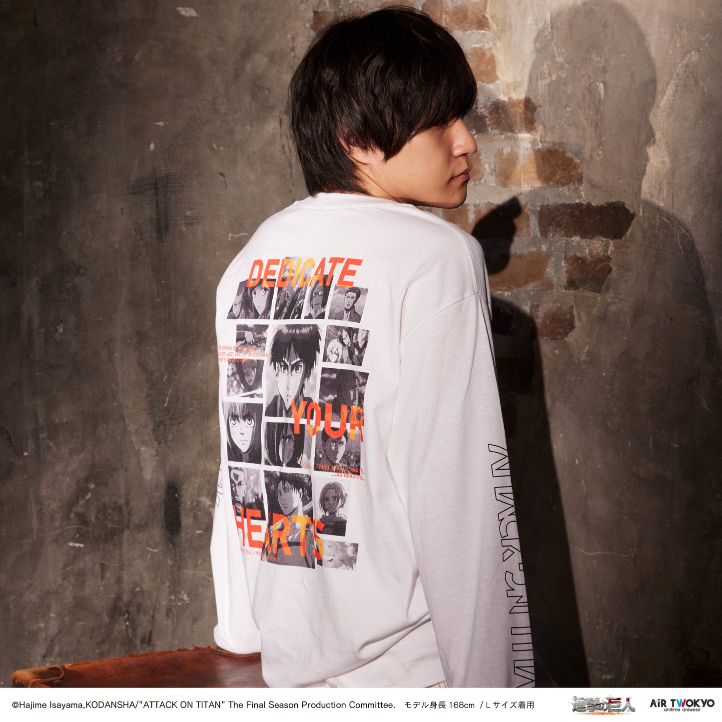 "Attack on Titan" Season 1-3 Collage Graphic Long Sleeve T-shirt