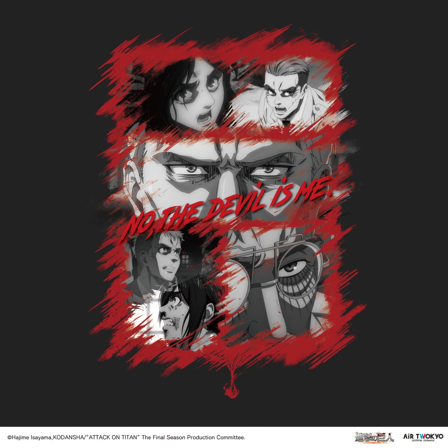 "Attack on Titan"  The Final Season Marley Collage Graphic Long Sleeve T-shirt