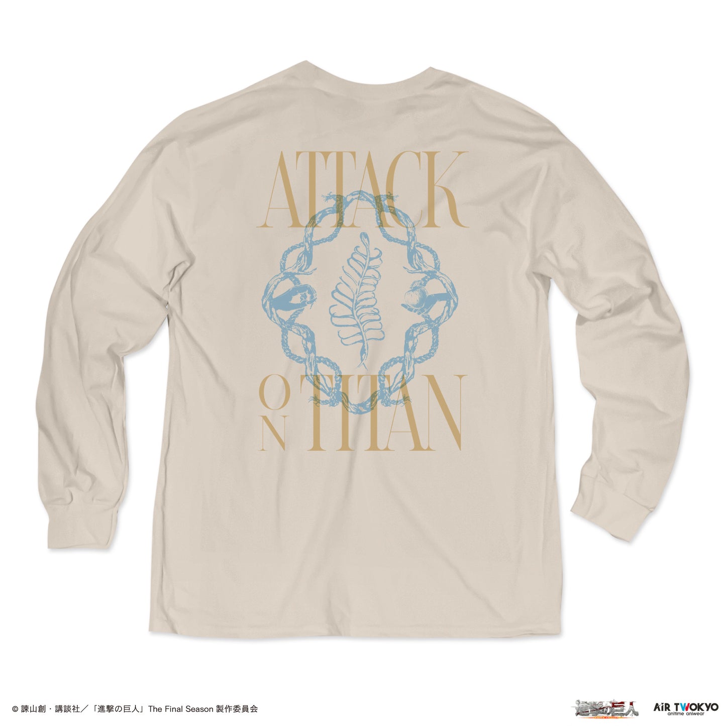  “Attack on Titan” The Final Season  Motif long sleeve T-shirt 2 (Ymir Fritz)
