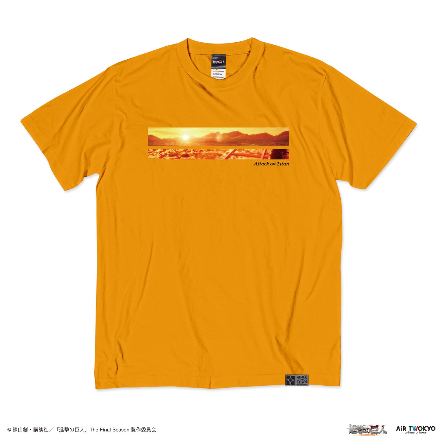  “Attack on Titan” The Final Season  scene shot T-shirt (After track construction)