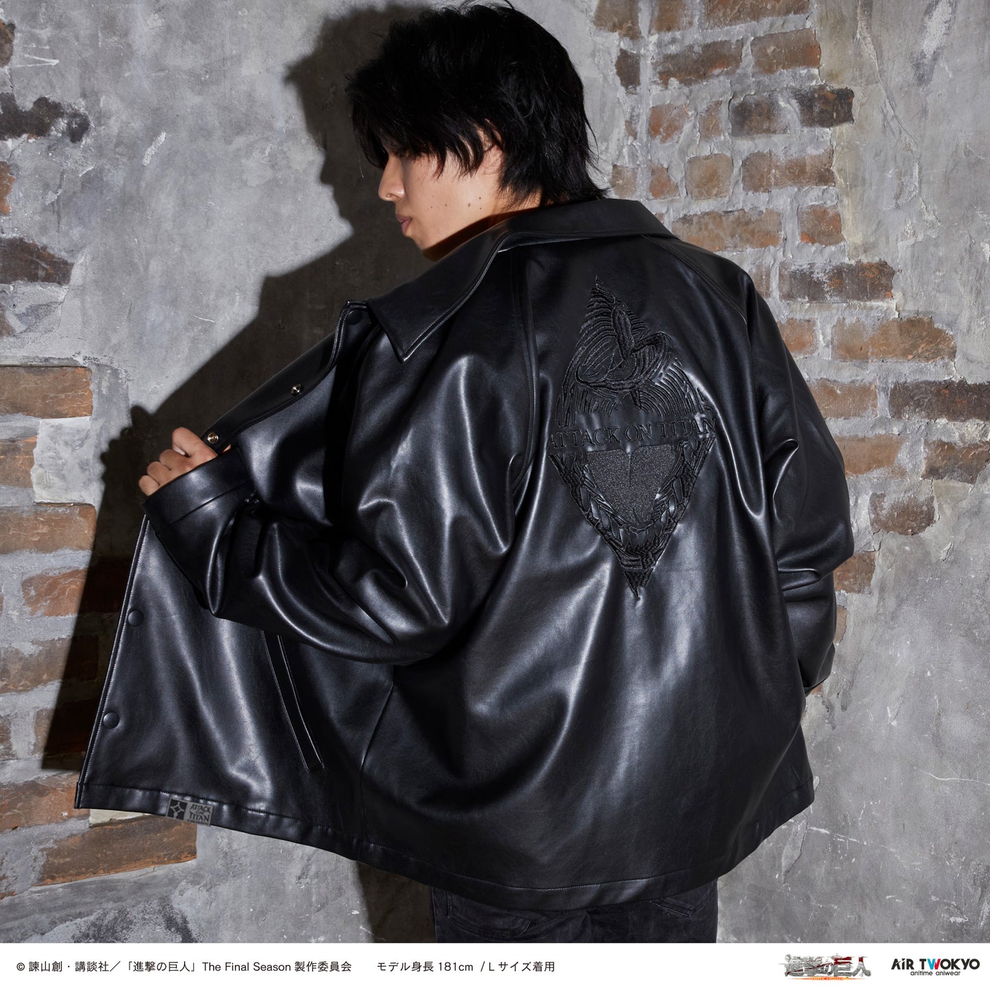  “Attack on Titan” The Final Season  Eren Yeager  synthetic leather jacket
